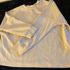 Shein Cream sweat shirt.